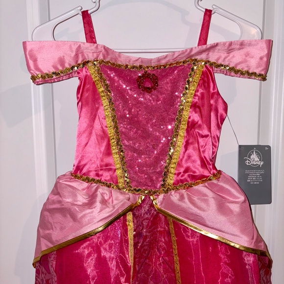 Disney Store Girl Sleeping Beauty Princess Aurora Halloween Costume Size 140 - Picture 7 of 13
